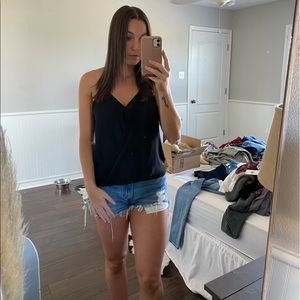 Black tank top